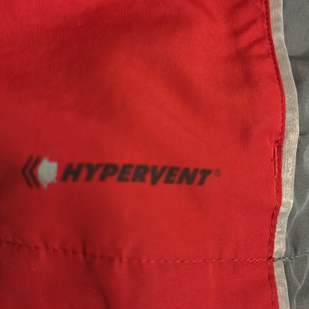 Craft Women’s Red and Gray Performance Windbreaker Jacket. Size M